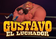 Gustavo El Luchador Slot Logo