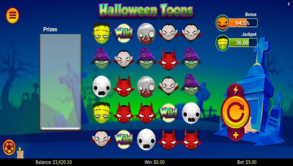 Halloween Toons slot mobile