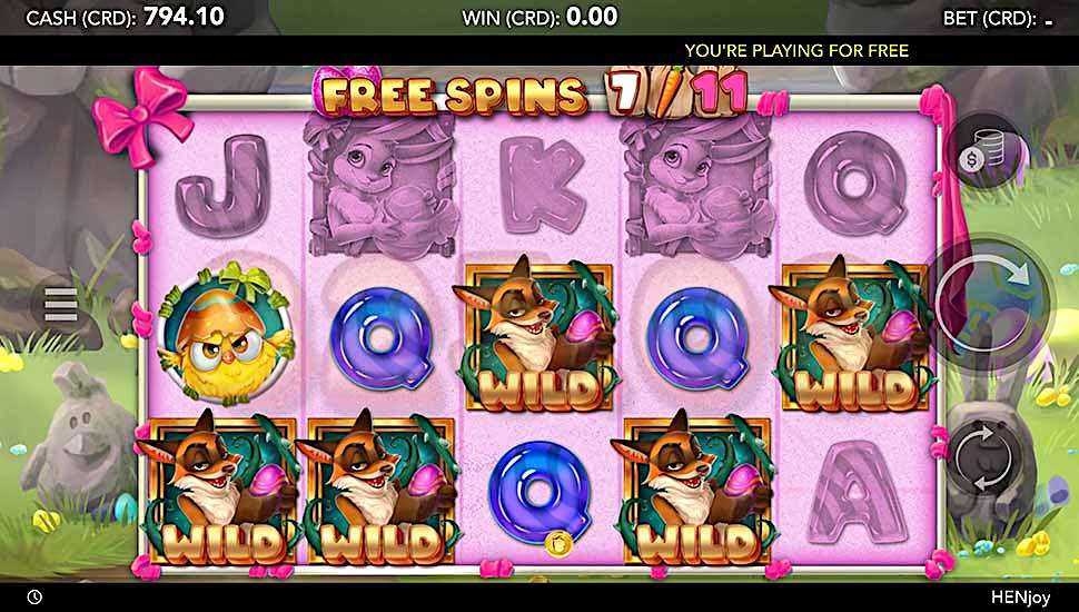 HENjoy slot free spins