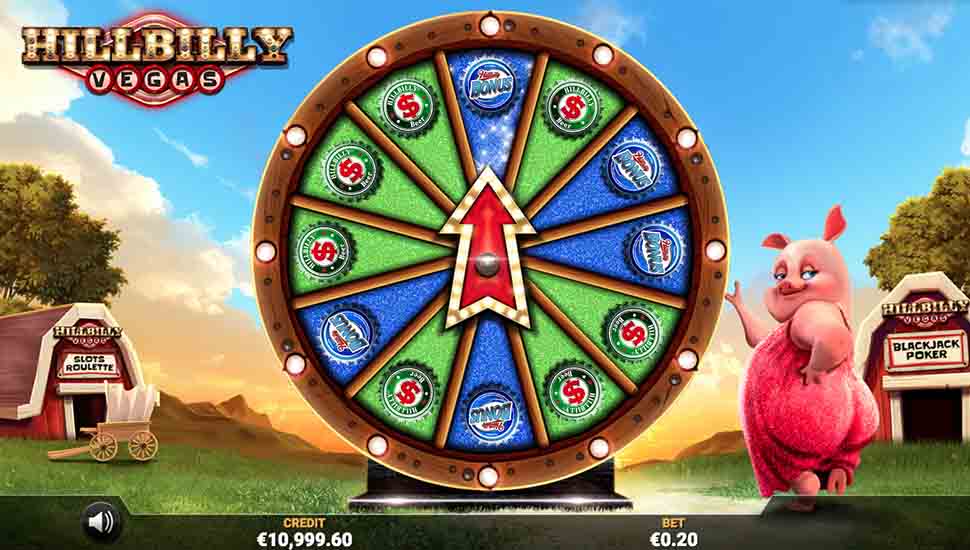 Hillbilly Vegas slot Bonus Wheel
