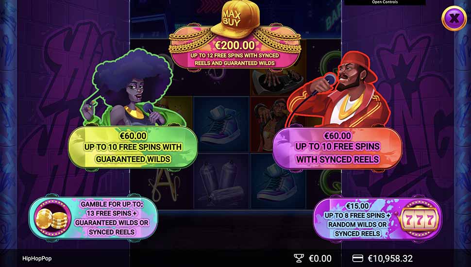 HipHopPop slot bonus buy