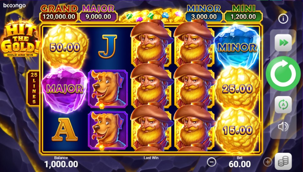 Hit the Gold! Hold and Win Slot by Booongo