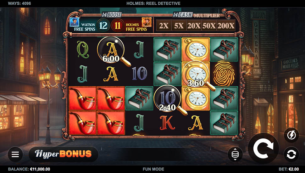 Holmes: Reel Detective slot preview