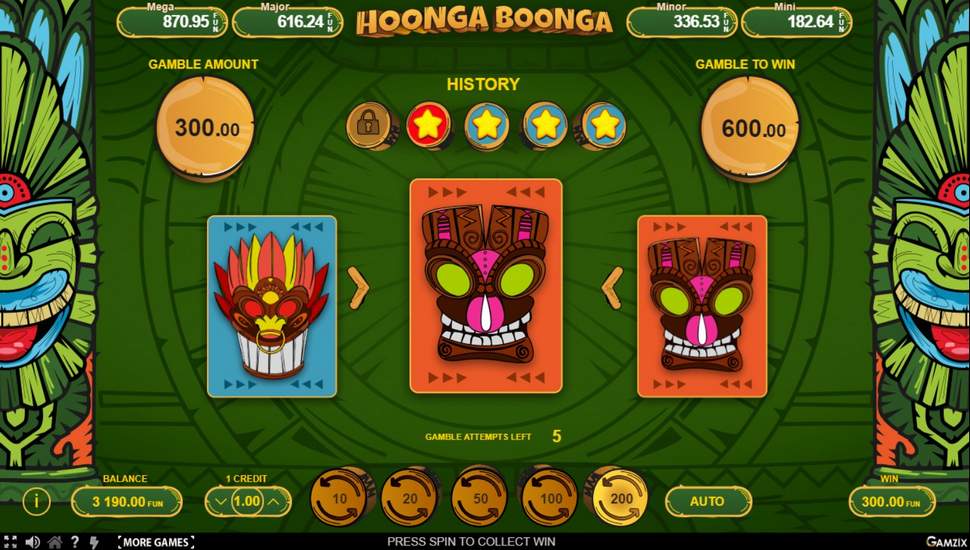 HOONGA BOONGA Slot - Gamble Game