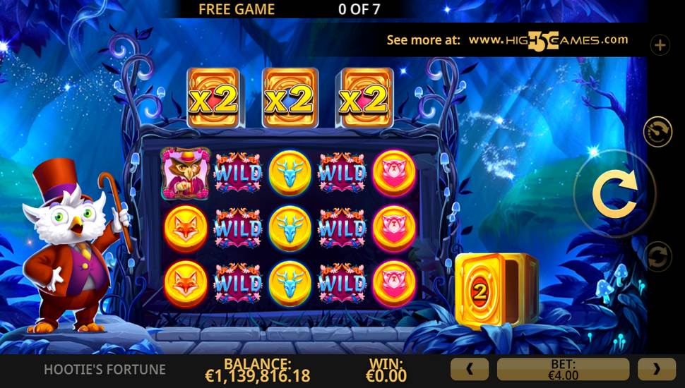Hootie's Fortune slot - free spins