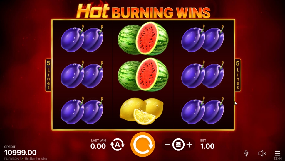 Hot Burning Wins Slot