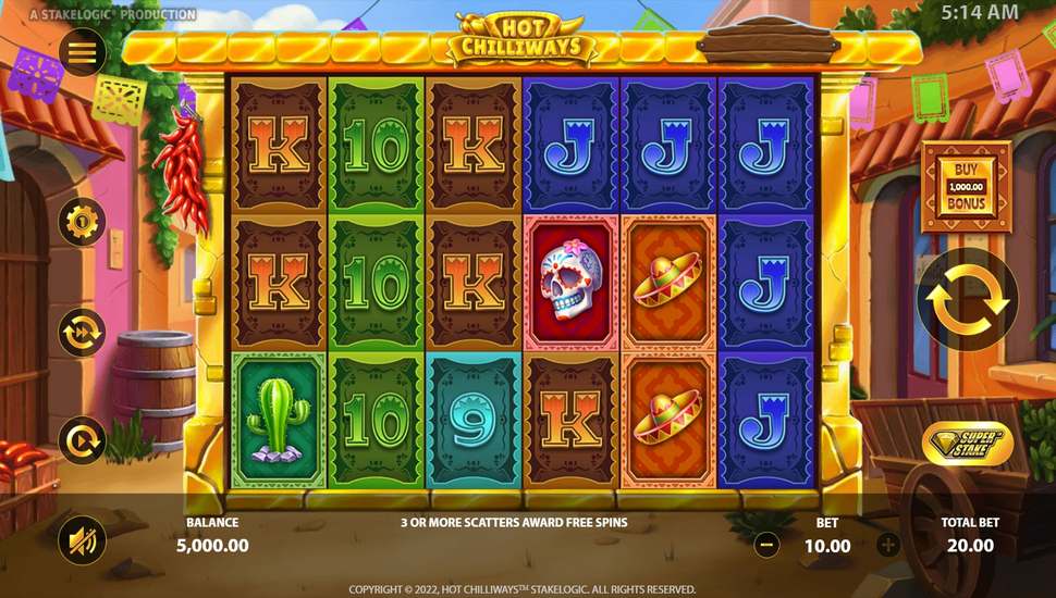 Hot Chilliways Slot - Review, Free & Demo Play preview