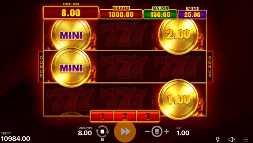 Hot Coins Hold and Win - Bonus Features