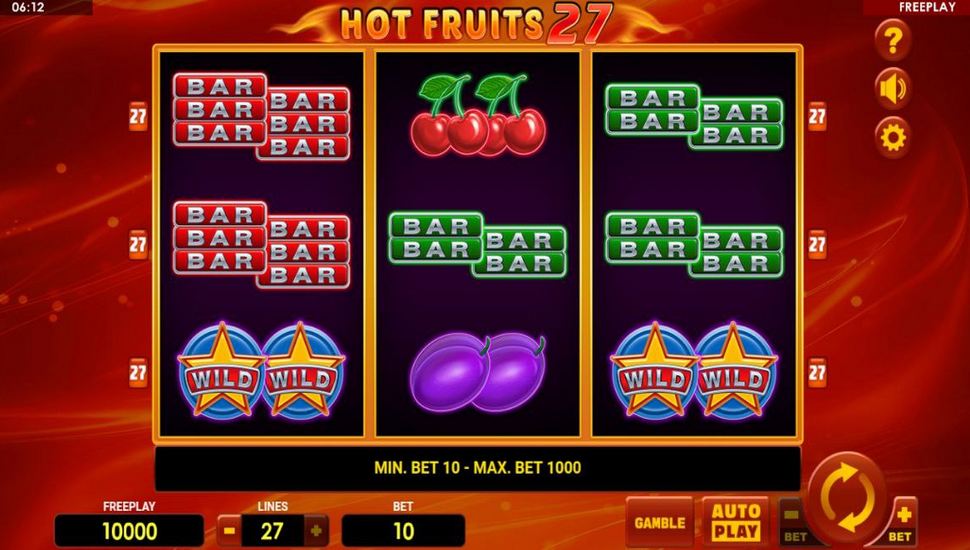 Hot Fruits 27 Slot Mobile