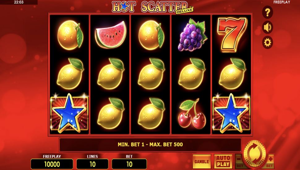 Hot Scatter Deluxe Slot - Review, Free & Demo Play preview