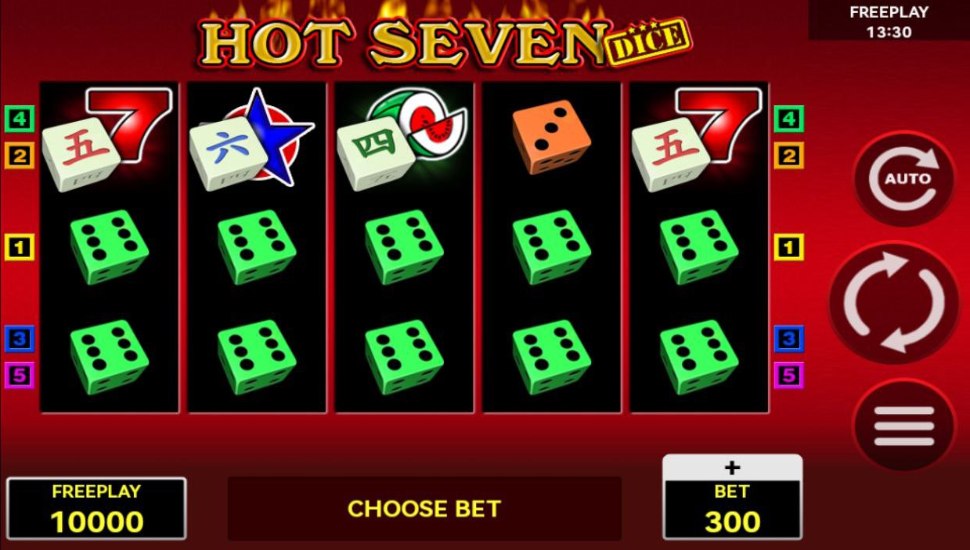 Hot Seven Dice slot mobile