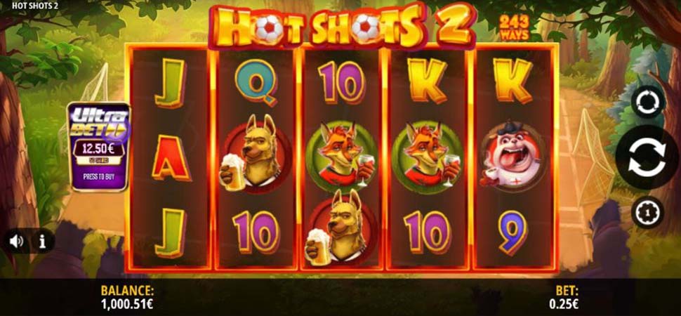 Hot Shots 2 slot mobile