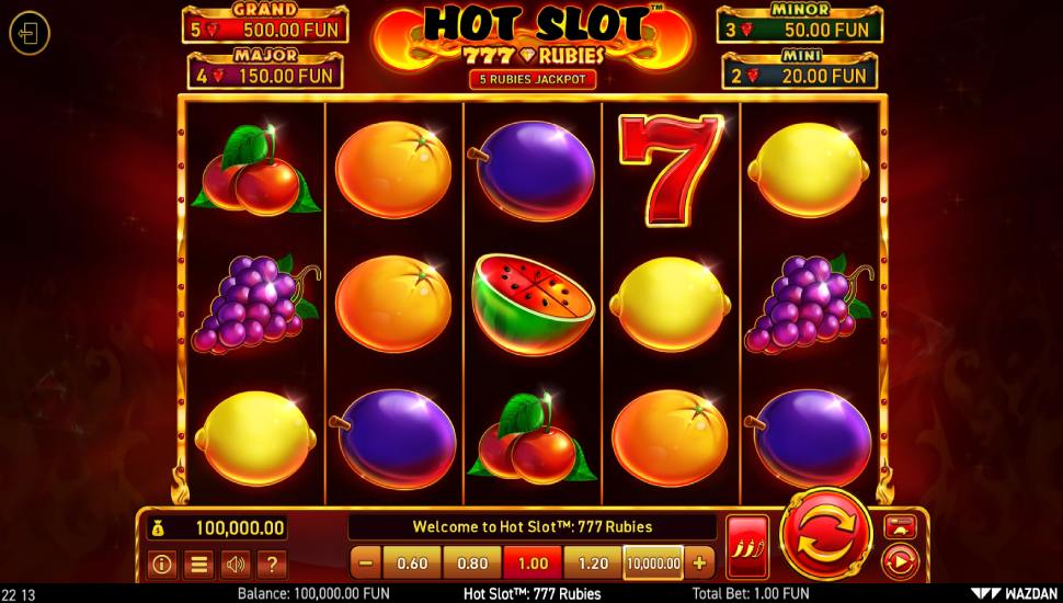 Hot Slot 777 Rubies Slot - Review, Free & Demo Play preview