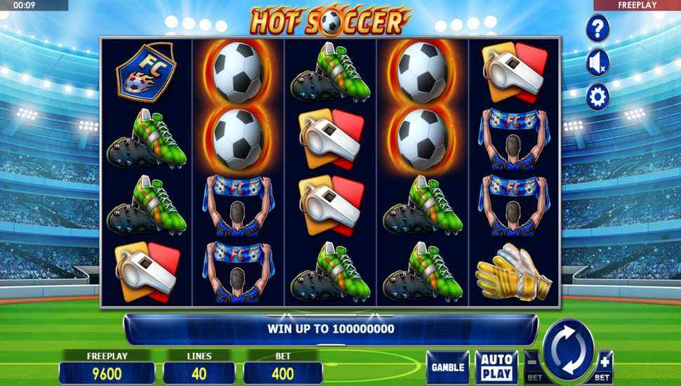 Hot Soccer Slot - Review, Free & Demo Play preview