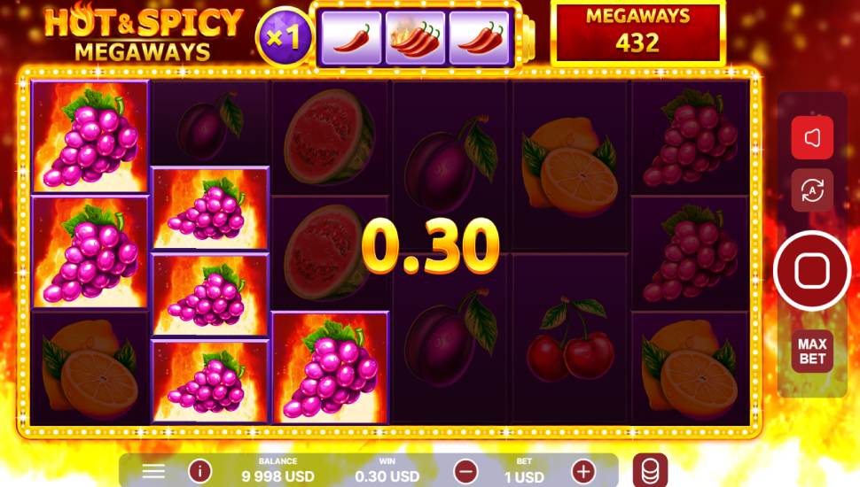 Hot & Spicy Megaways slot - feature