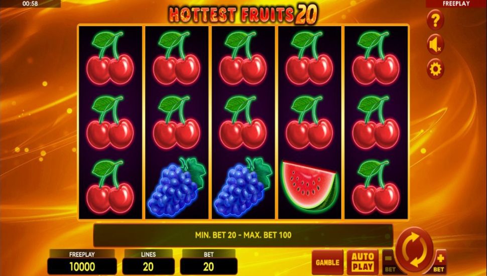 Hottest Fruits 20 slot mobile