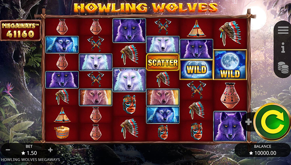 Howling Wolves Megaways Slot preview
