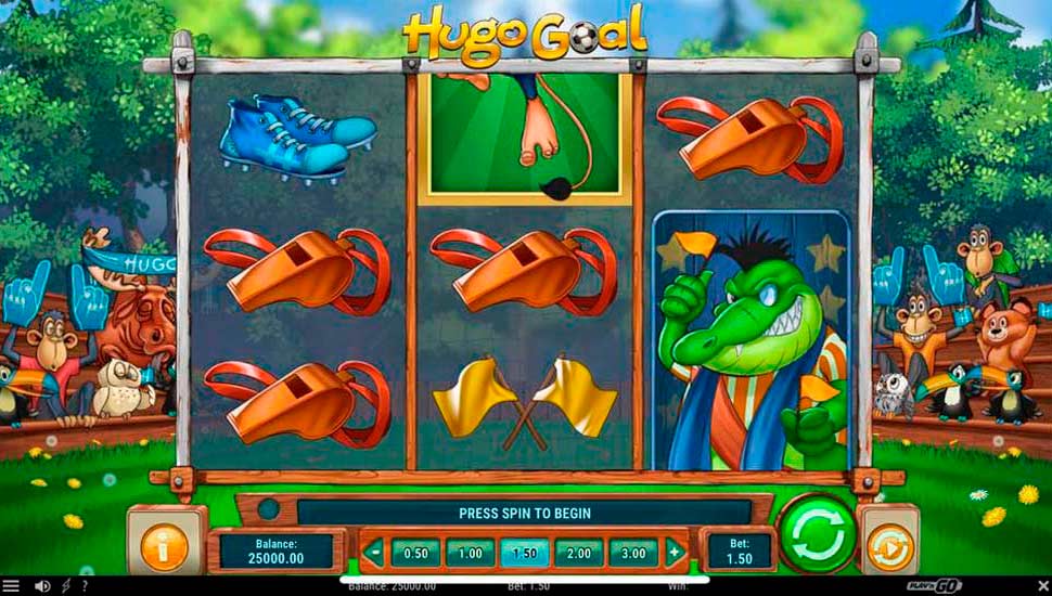 Hugo goal slot mobile