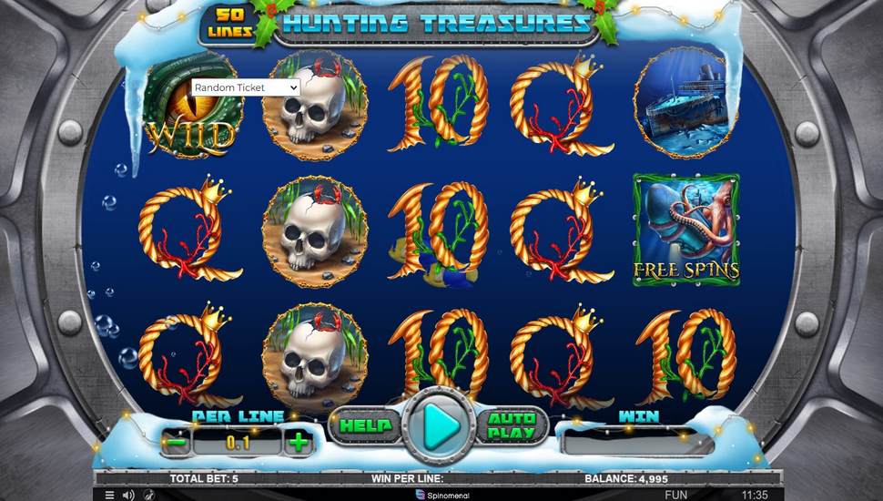 Hunting Treasures Christmas Edition Slot - Review, Free & Demo Play