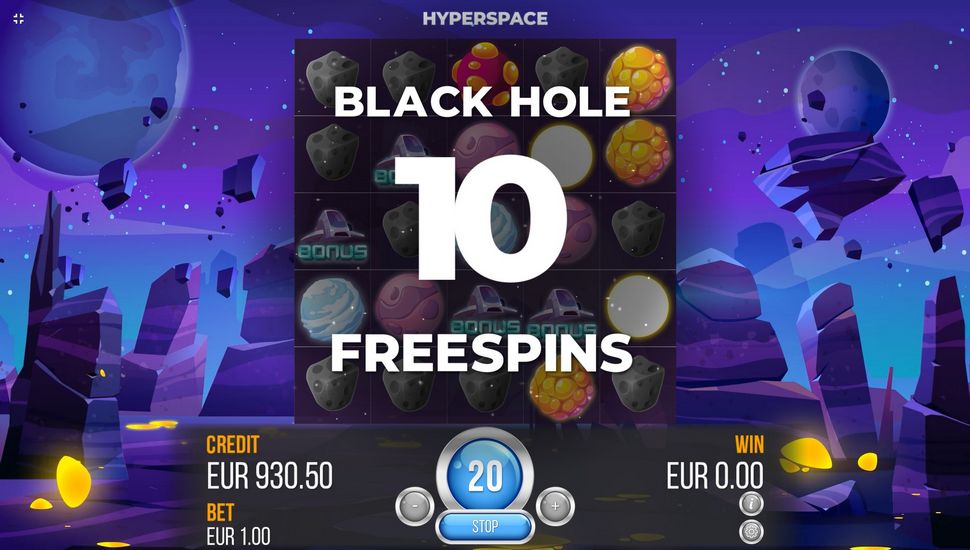 Hyperspace Slot - Black Hole Free Spins