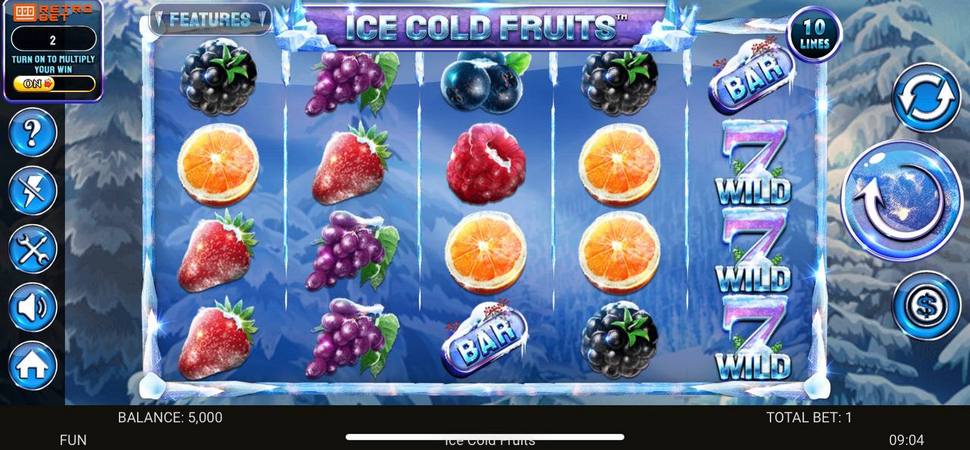 Ice cold fruits slot mobile