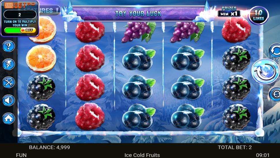 Ice cold fruits slot retro bet