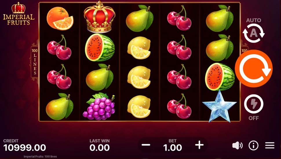 Imperial Fruits 100 Lines slot mobile