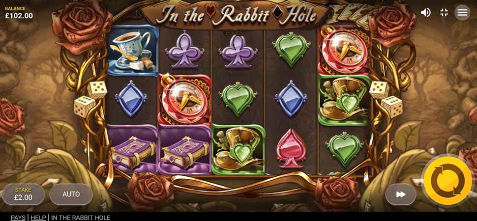 In the Rabbit Hole slot mobile