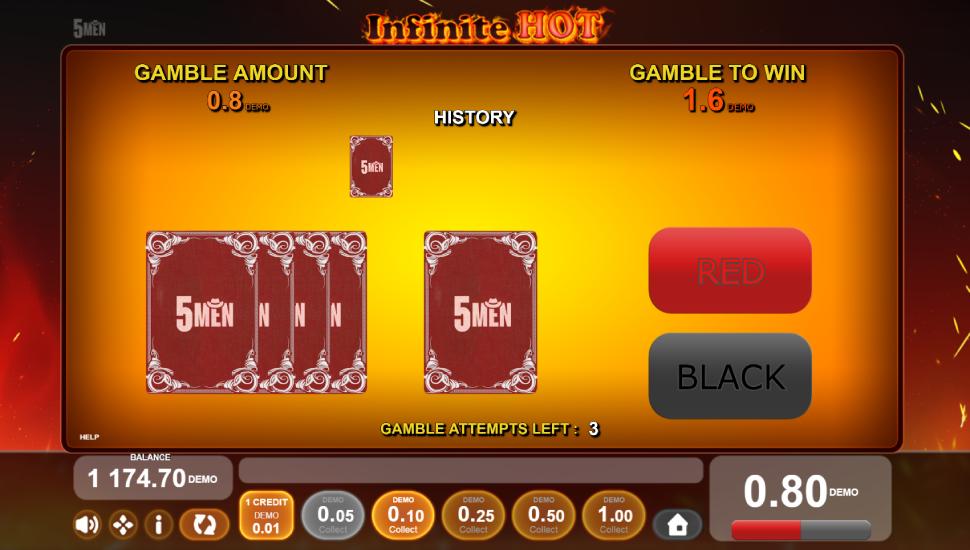 Infinite Hot slot - feature
