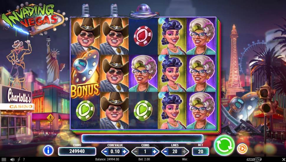 Invading Vegas Slot - Review, Free & Demo Play preview