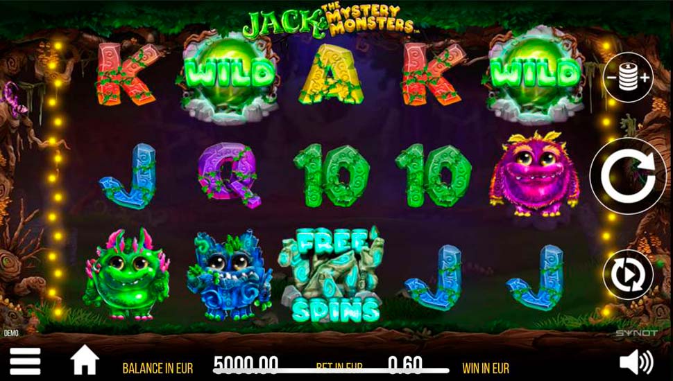 Jack and the mystery monsters slot mobile