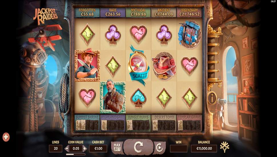 Jackpot Raiders Slot - Review, Free & Demo Play preview