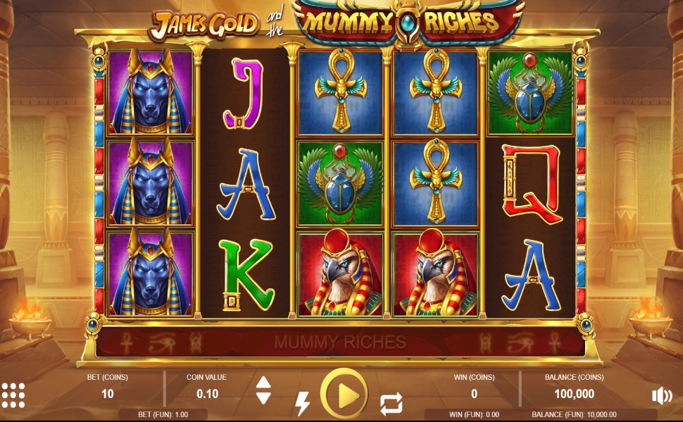 James Gold and the Mummy Riches - Slot