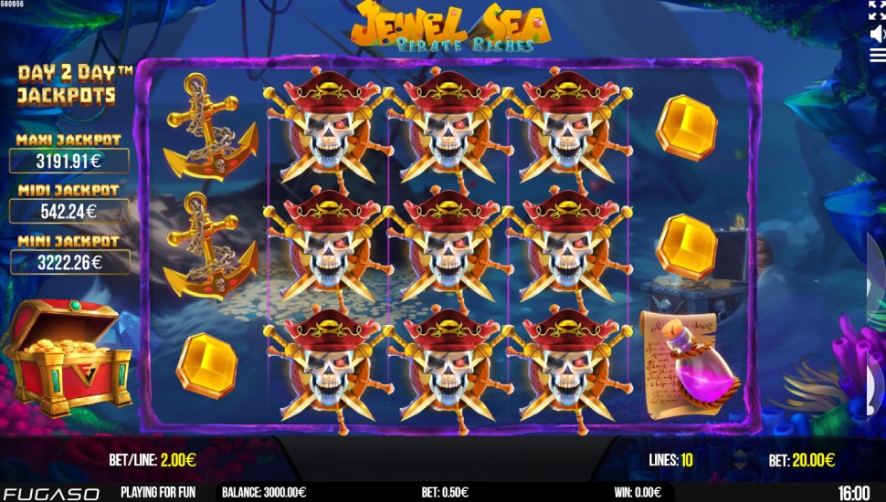 Jewel Sea Pirate Riches - Slot