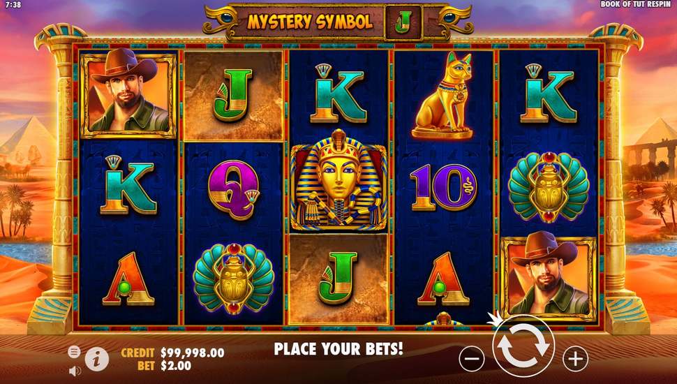 John Hunter and the Book of Tut Respin Slot - Review, Free & Demo Play preview