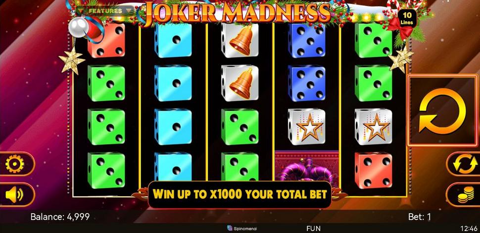 Joker Madness Christmas Edition Slot Mobile