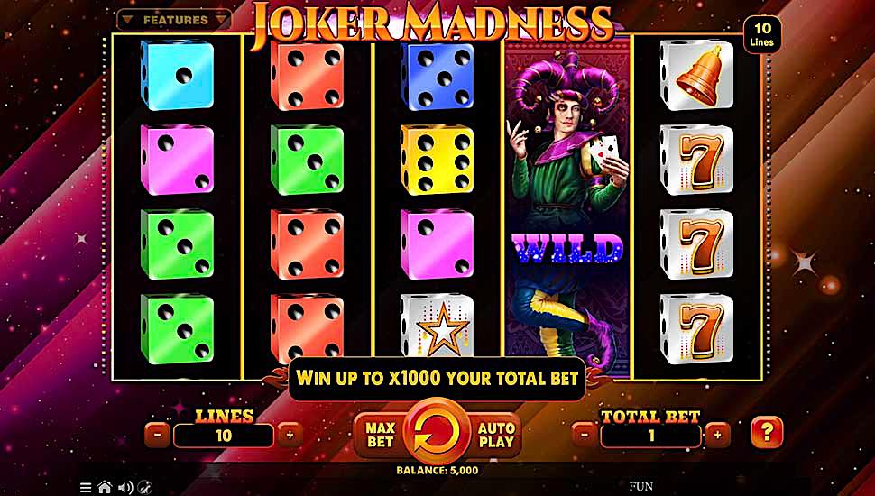 Joker Madness Slot - Review, Free & Demo Play preview
