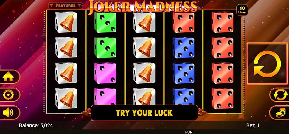 Joker Madness slot mobile