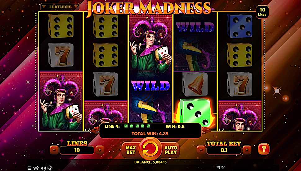 Joker Madness slot Stacked Wild