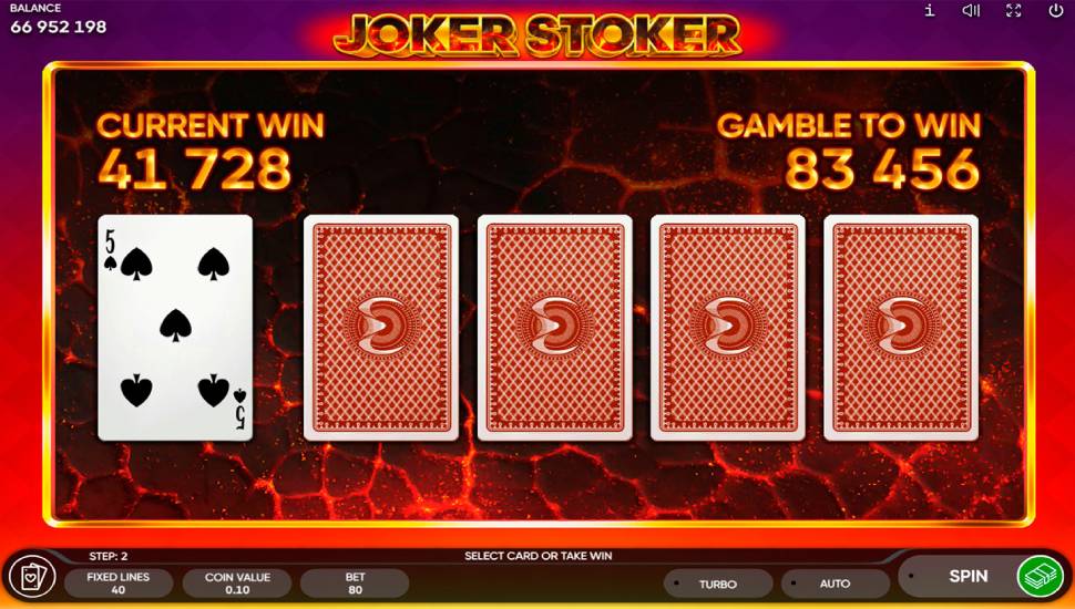 Joker stoker slot - risk game