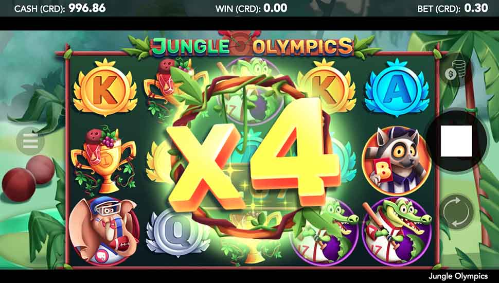 Jungle Olympics slot Win Multiplier