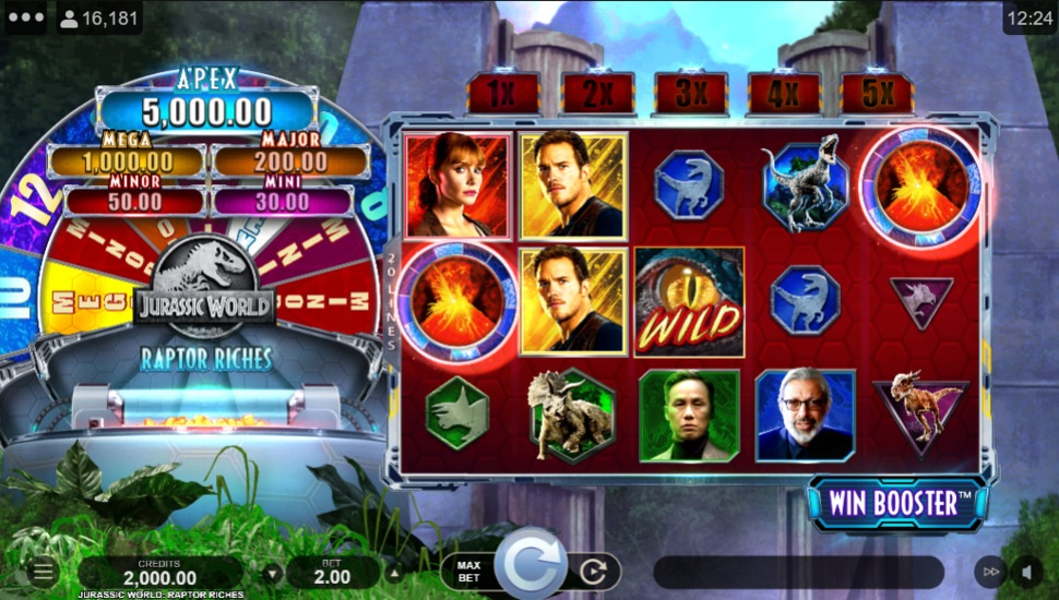Jurassic World: Raptor Riches Online Slot by Microgaming