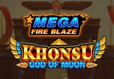 Khonsu God of Moon Mega Fire Blaze Slot - Review, Free & Demo Play logo