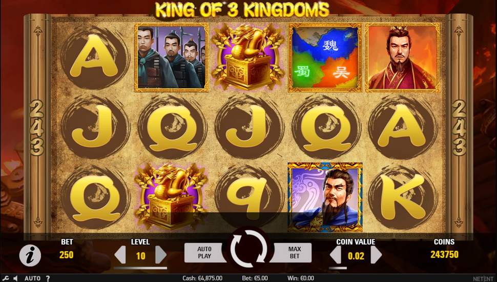 King of 3 Kingdoms Slot - Review, Free & Demo Play