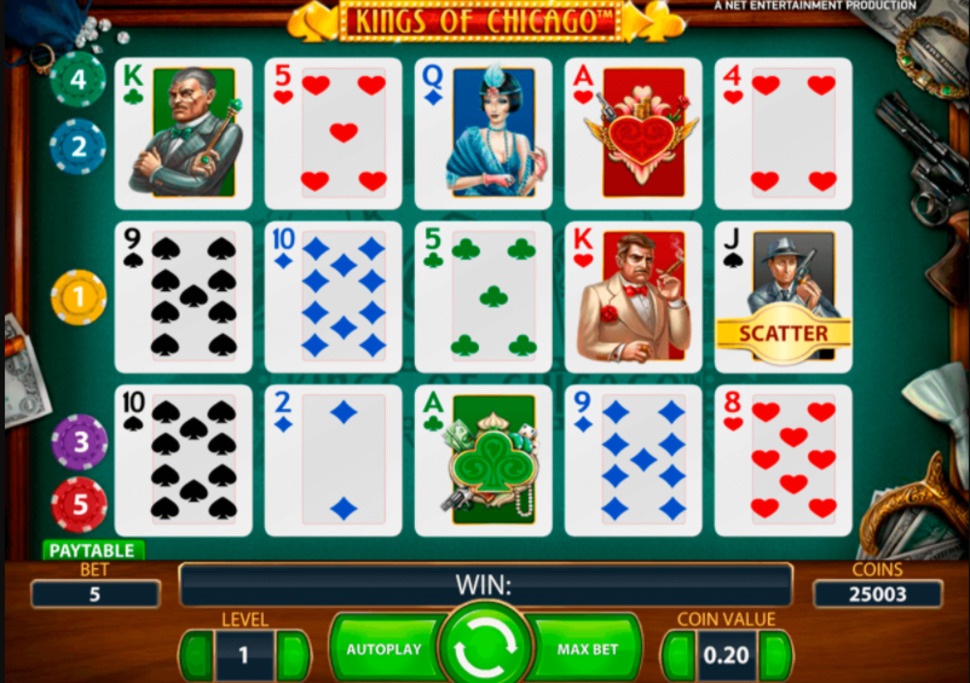Kings of Chicago Online Slot by NetEnt preview