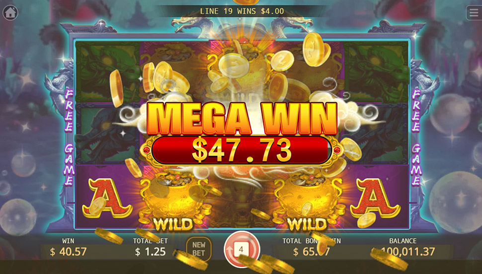 King Of Dragon - free spins