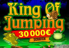 King of Jumping Scratch GAME - REVIEW, FREE & DEMO PLAY logo