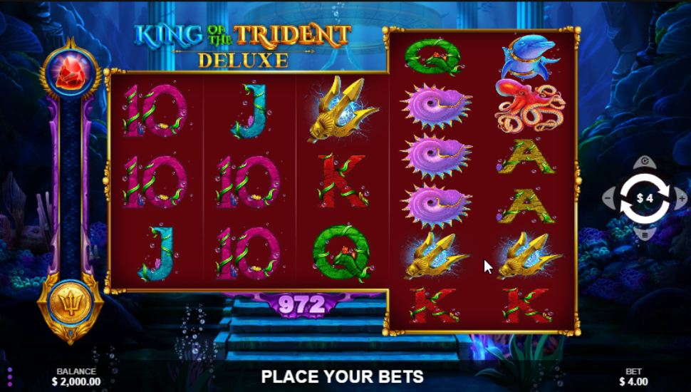 King of the Trident Deluxe Slot - Review, Free & Demo Play