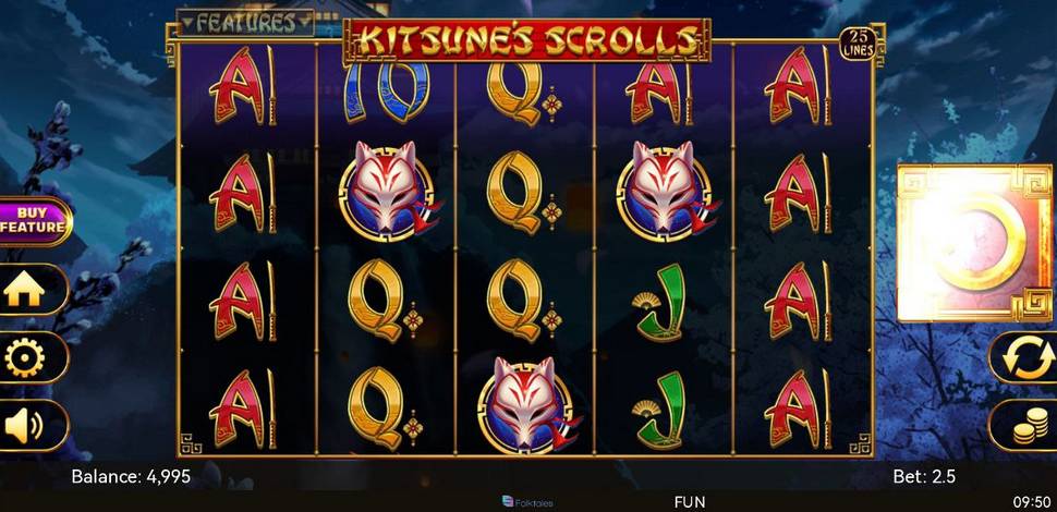 Kitsune's Scrolls Slot Mobile