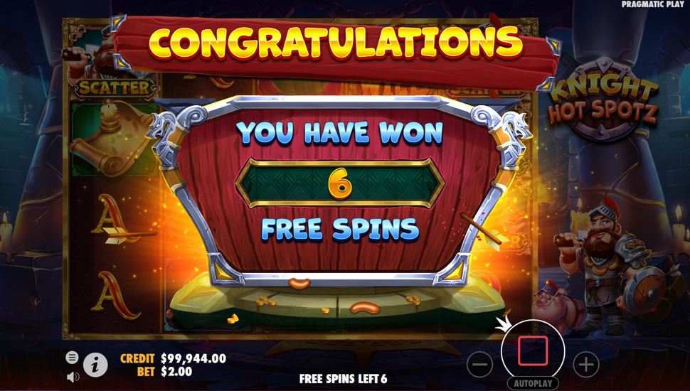 Knight Hot Spotz slot Free spins